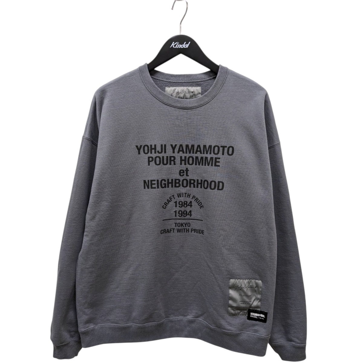 Alwaythブラック トレーナー Yohji Yamamoto pour homme×NEIGHBORHOOD SWEAT SHIRT LS