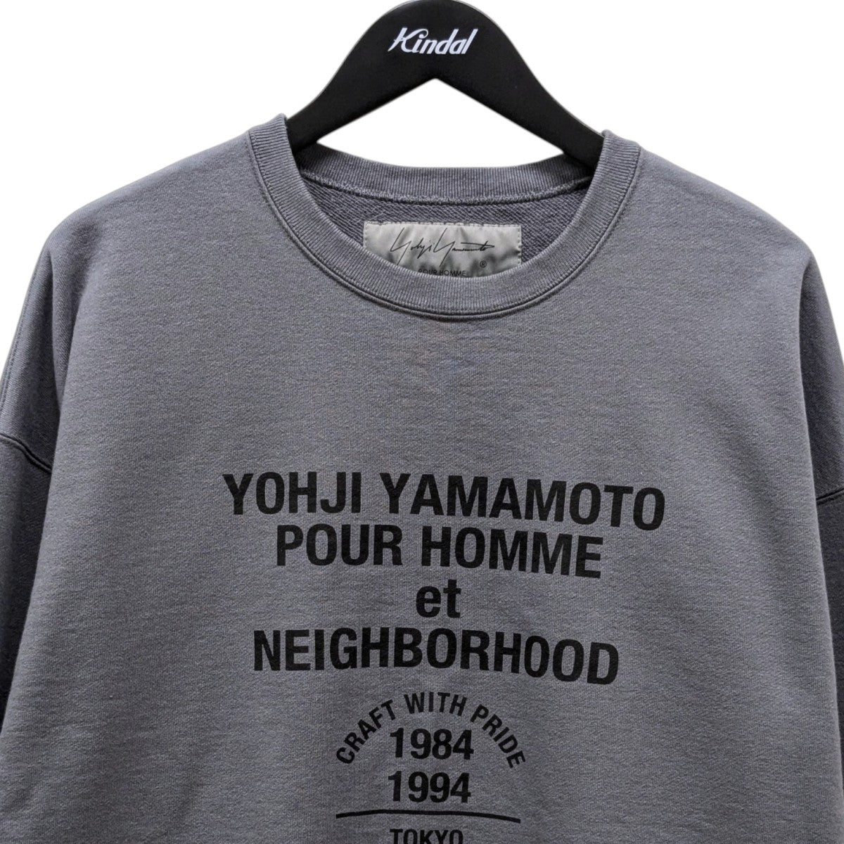 Alwaythブラック トレーナー Yohji Yamamoto pour homme×NEIGHBORHOOD SWEAT SHIRT LS