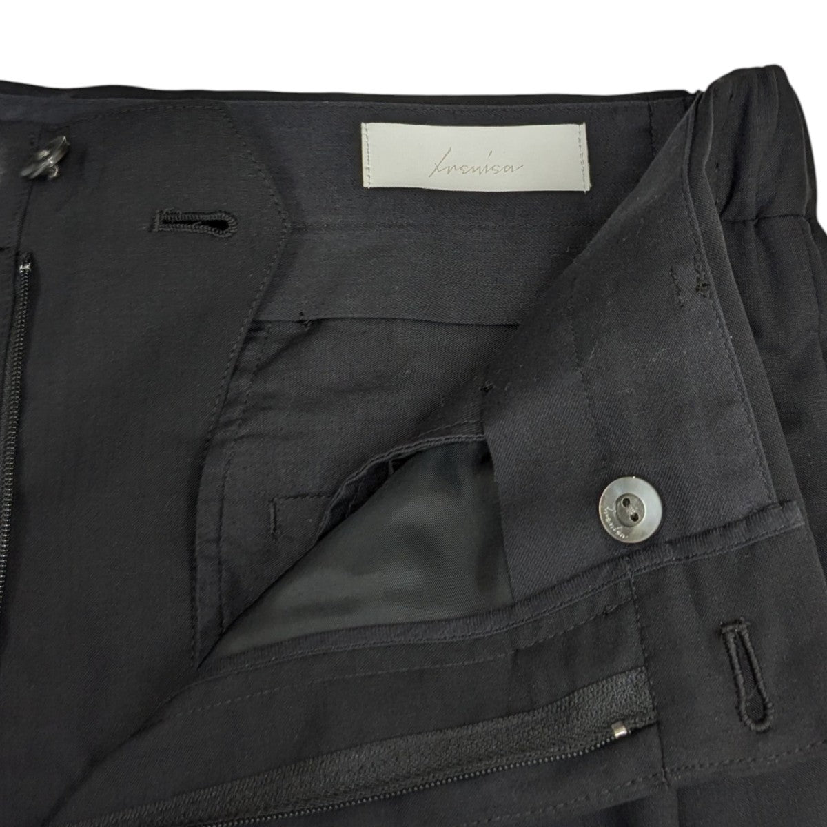 IRENISA Two Tucks Wide TrousersパンツIH-25SS-P018-EST 古着・中古-6枚目のアイテム画像