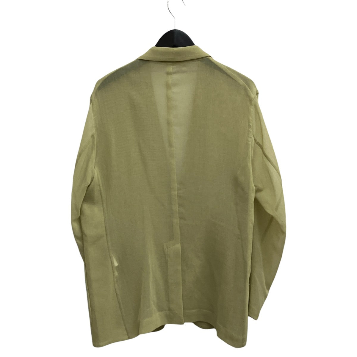 AURALEE WOOL RECYCLE POLYESTER LENO SHEER JACKETジャケットA23SJ01EK 古着・中古-2枚目のアイテム画像