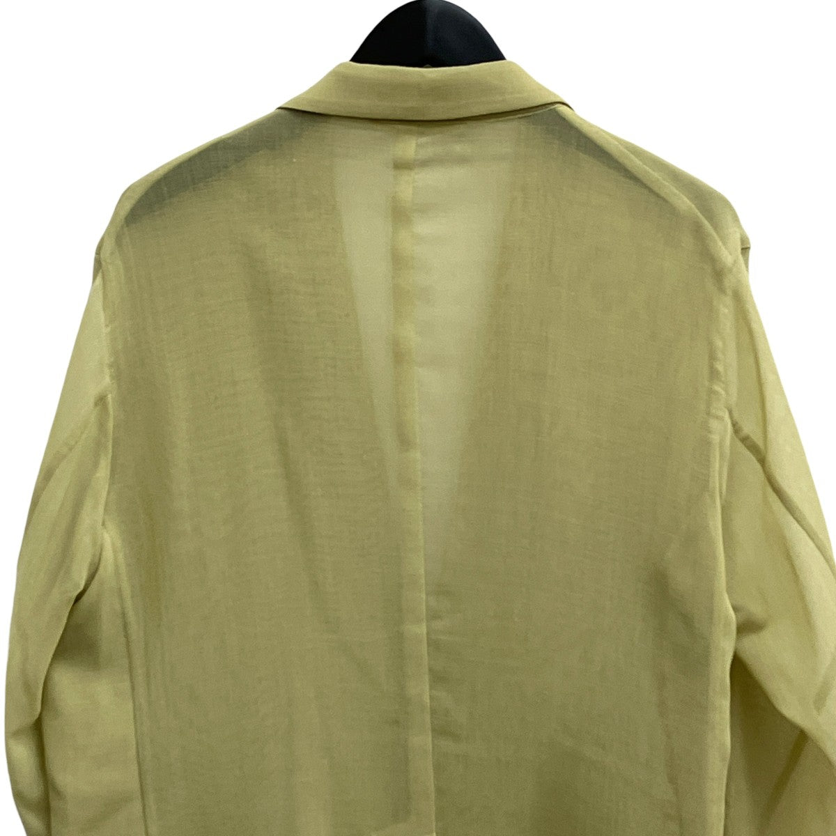 AURALEE WOOL RECYCLE POLYESTER LENO SHEER JACKETジャケットA23SJ01EK 古着・中古-4枚目のアイテム画像