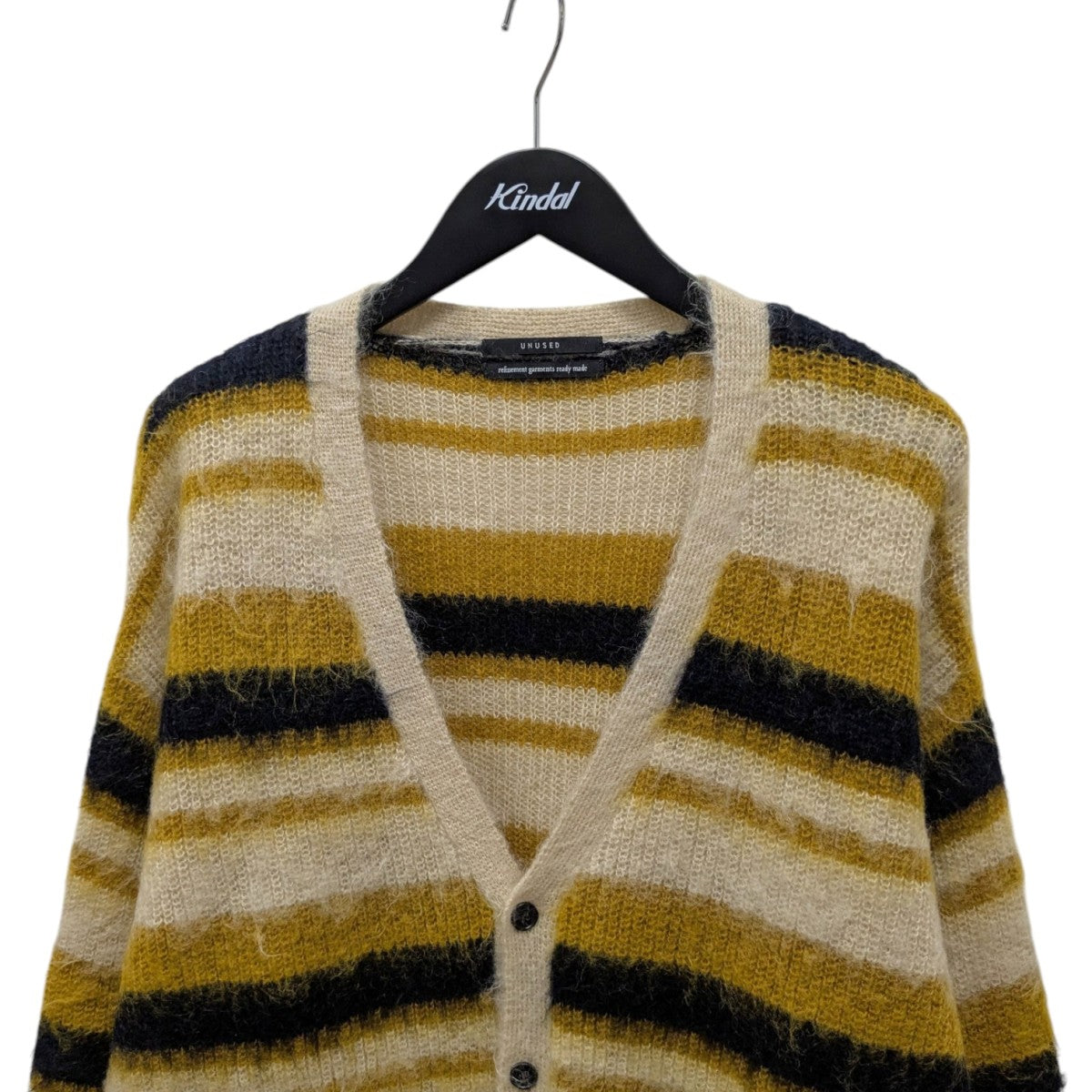 UNUSED(アンユーズド) 19AW5G BORDER KNIT CARDIGANニット