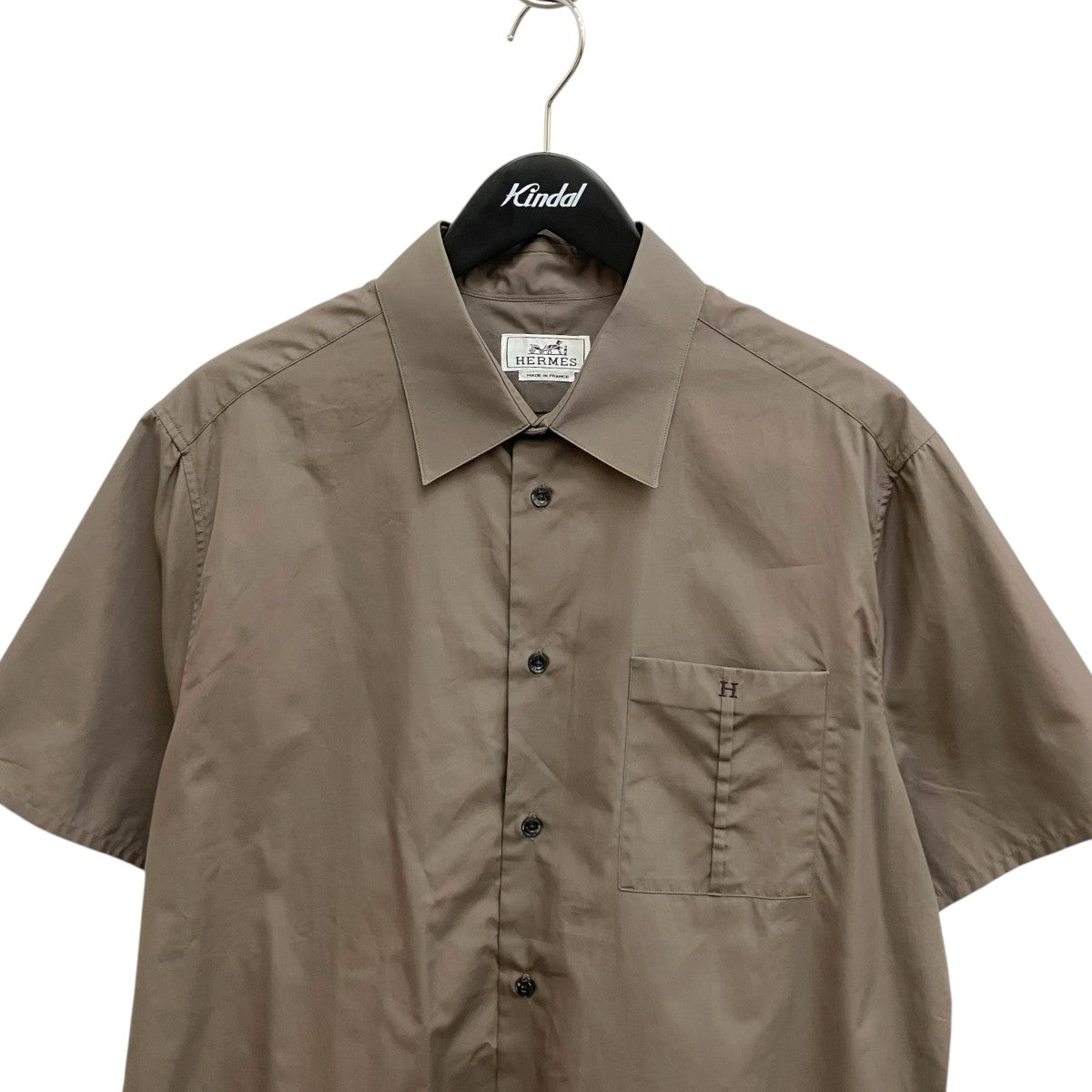HERMES 半袖シャツsh044 古着・中古-3枚目のアイテム画像