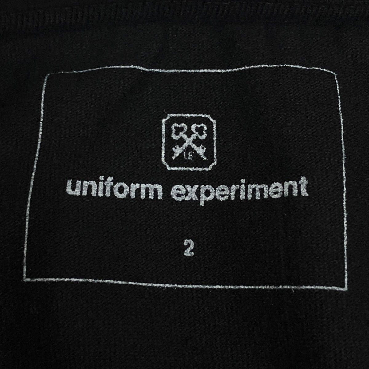 uniform experiment WARP LOGO WIDE TEETシャツUE-230043 古着・中古-7枚目のアイテム画像