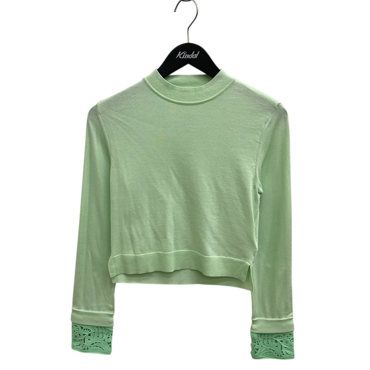 25SSDetachable Embroidery Cuff Knitted TopニットMM25SS-KN007