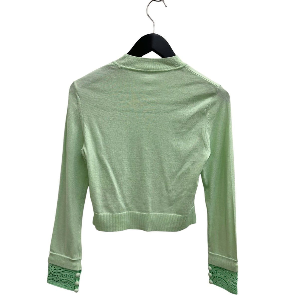 25SSDetachable Embroidery Cuff Knitted TopニットMM25SS-KN007