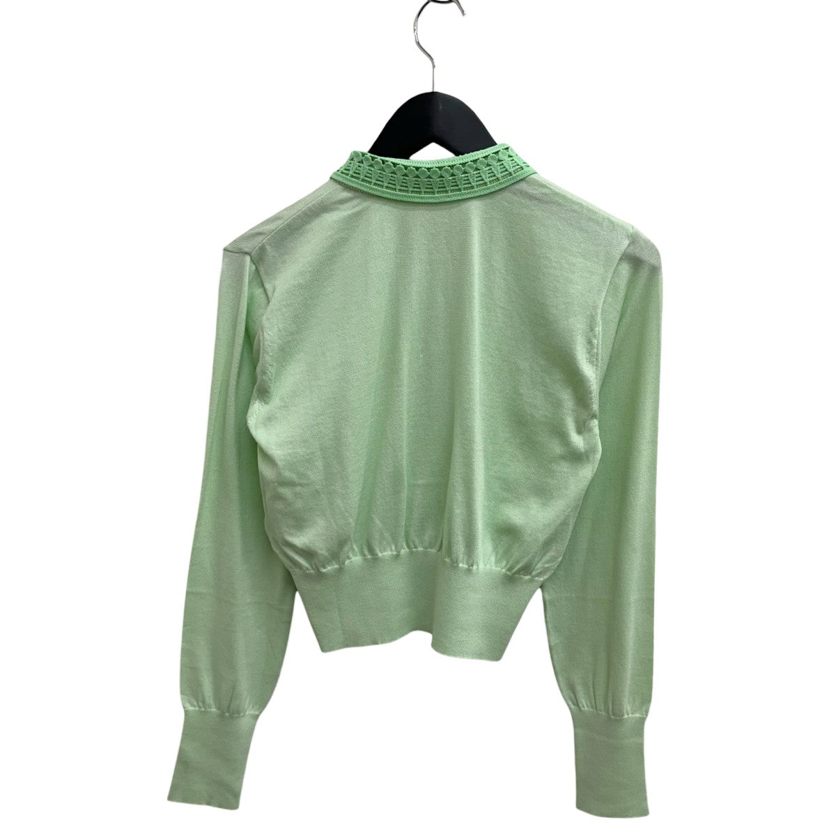 25SSDetachable Embroidery Collar Knitted CardiganニットカーディガンMM25SS-KN006