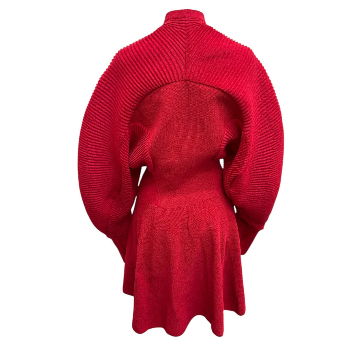 mame kurogouchi 25SSCurved Sleeve Knitted DressワンピースMM25SS-KN065 古着・中古-2枚目のアイテム画像