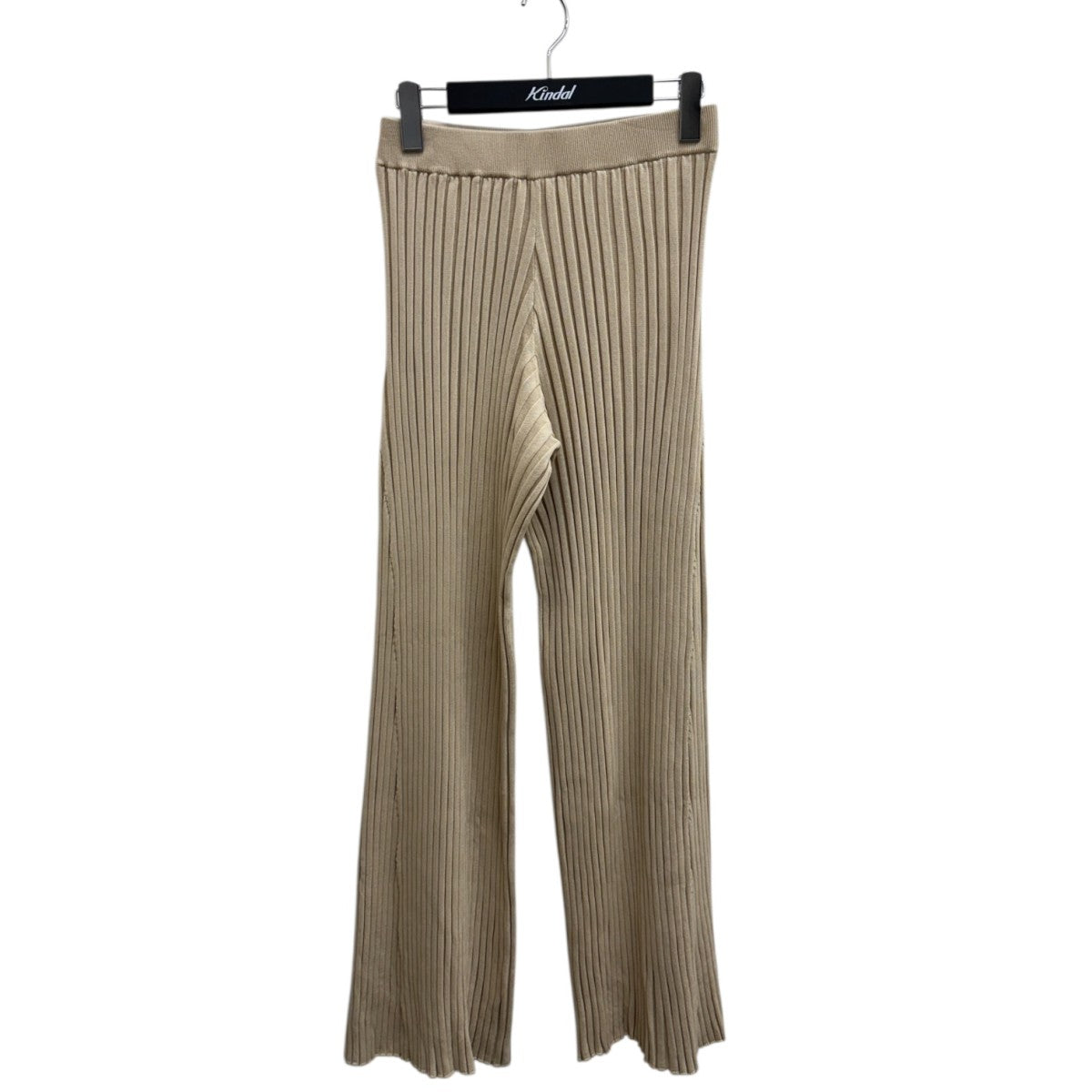 HYKE 25SSWIDE RIBBED SWEATER PANTSパンツ11386-3801 古着・中古-1枚目のアイテム画像