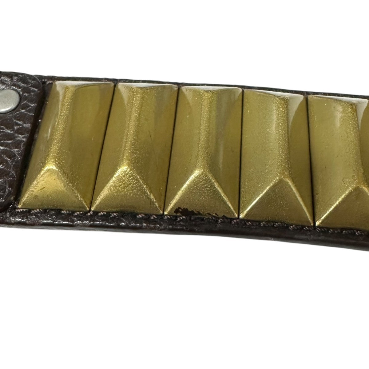 UNDERCOVER(アンダーカバー) スタッズレザーブレスバングルUC1D4A02 F