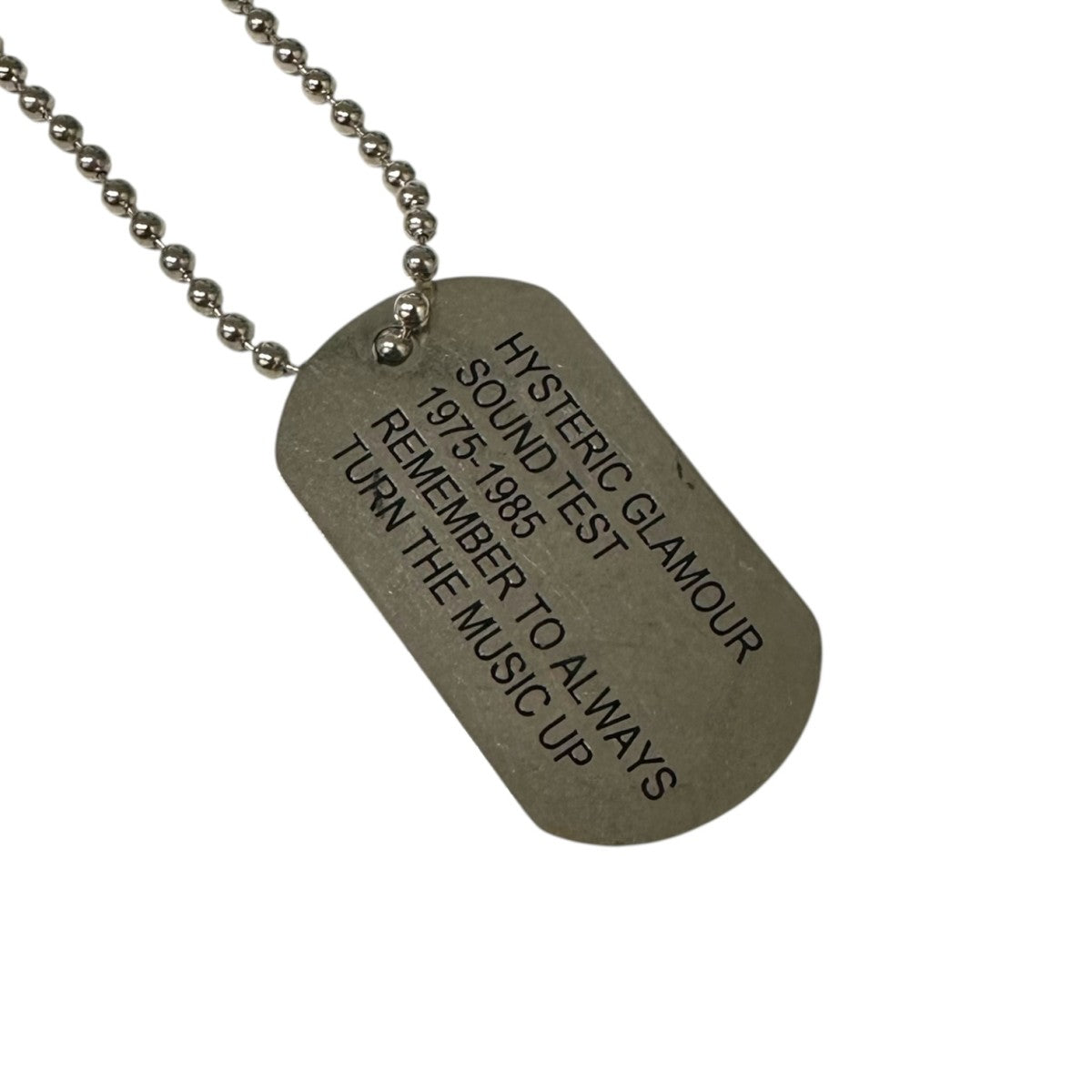 Hysteric Glamour(ヒステリックグラマー) ネックレス シルバー｜【公式