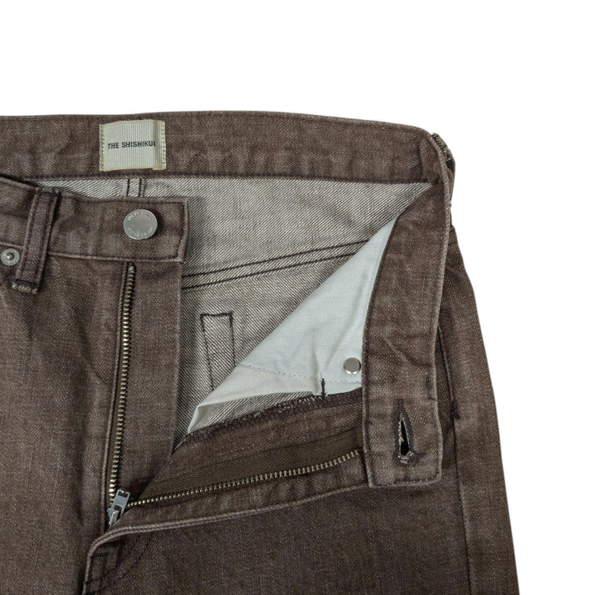 THE SHISHIKUI(シシクイ) デニムパンツ ブラウン サイズ 24｜【公式