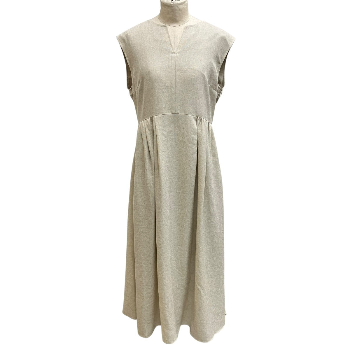 Balsey ライトクリアスラブ バックリボンワンピース 11-06-52-06511-HN 古着・中古-1枚目のアイテム画像