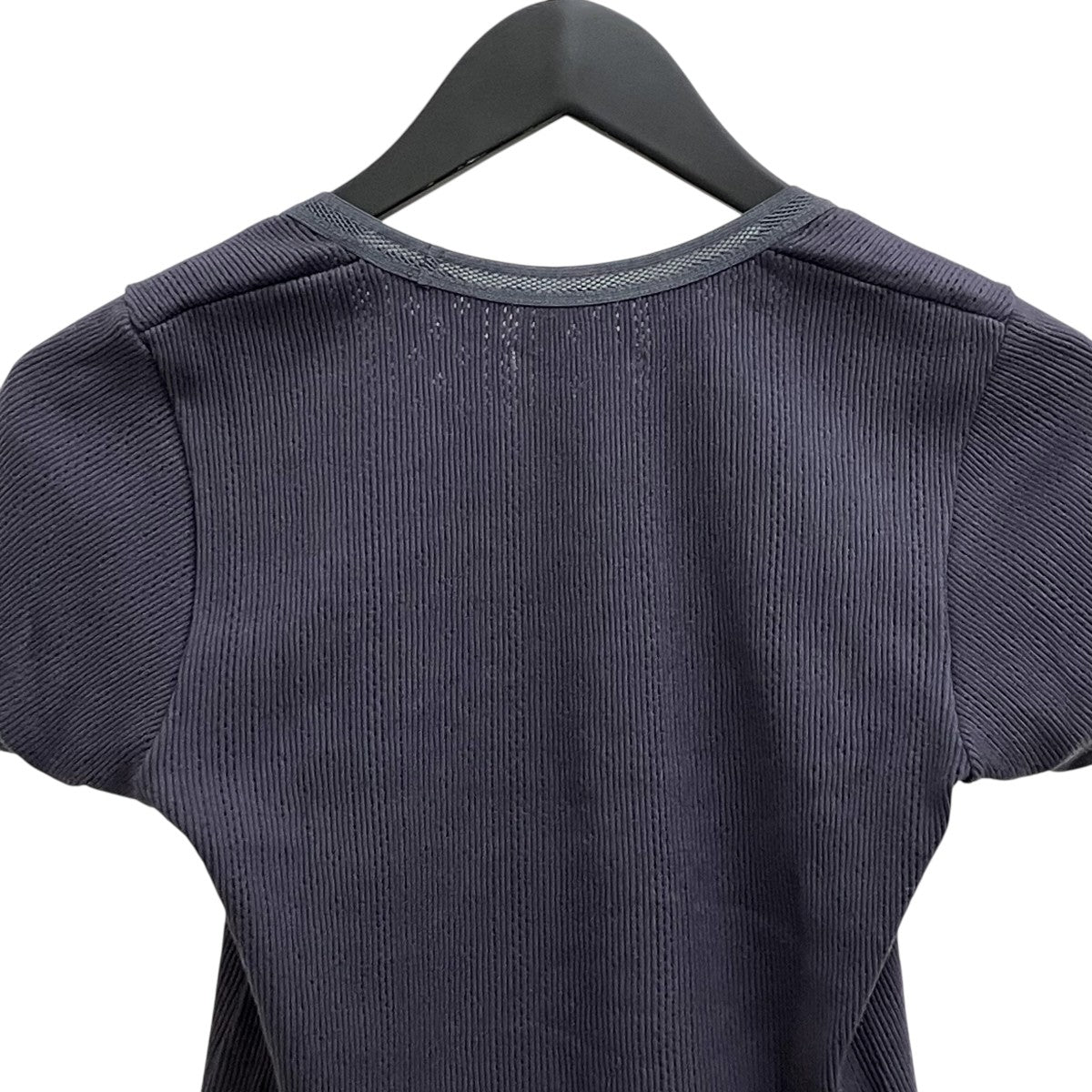 FUMIKA UCHIDA Eyelet Rib Stitch Square-neck T-shirt半袖カットソーFU-V-UW005 古着・中古-4枚目のアイテム画像