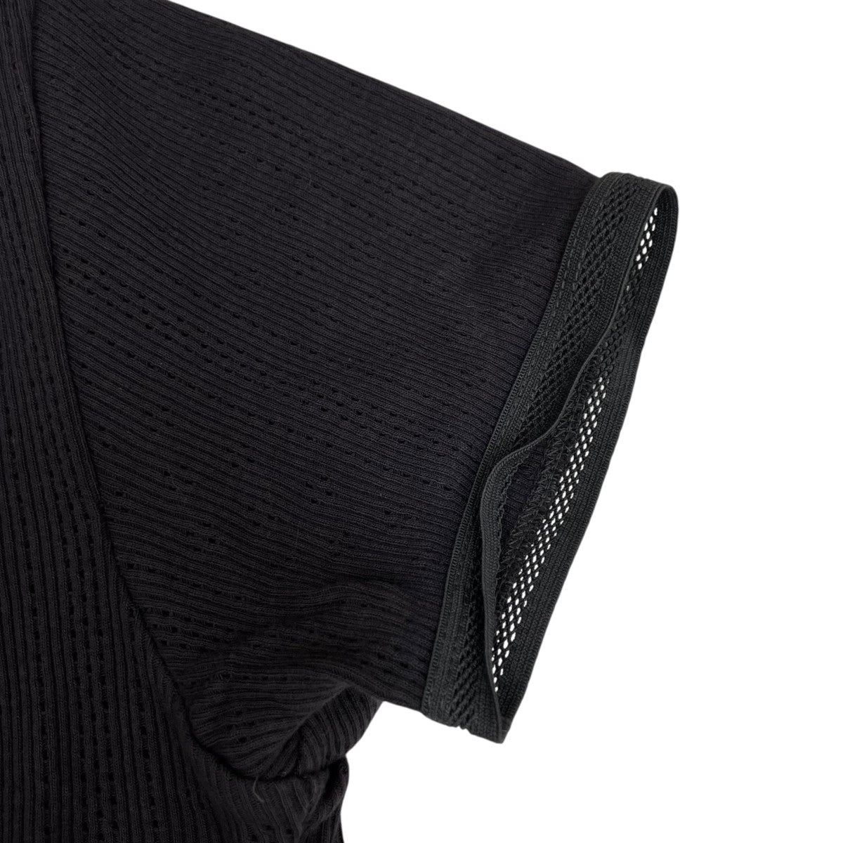 FUMIKA UCHIDA(フミカウチダ) Eyelet Rib Stitch Square-neck T-shirt