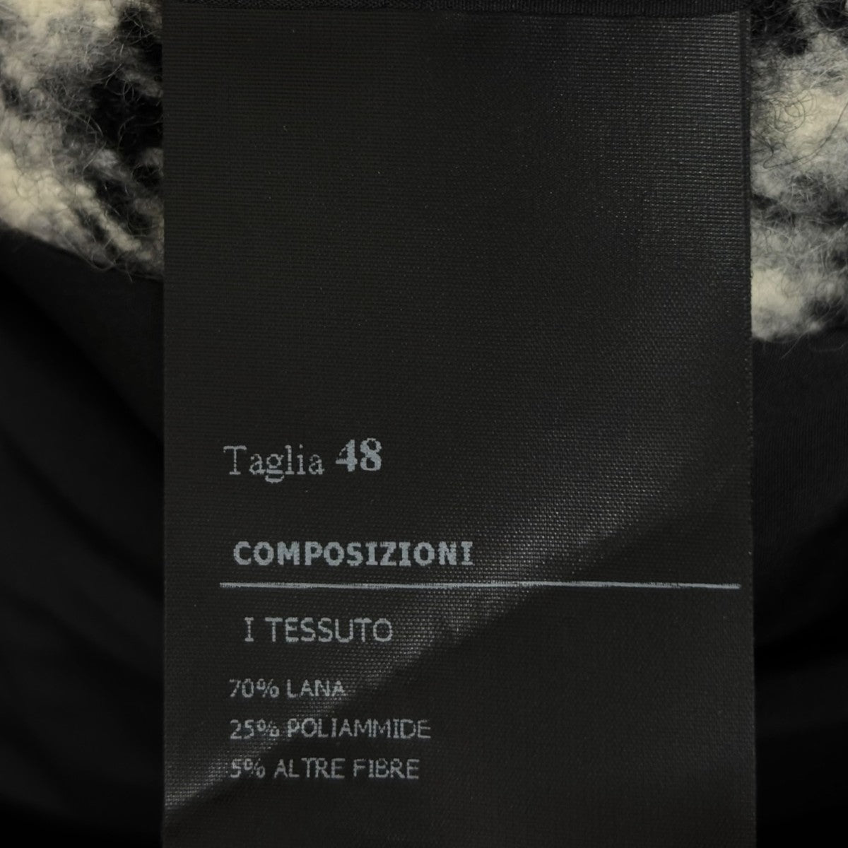 Hevo(イーヴォ) コート02716240730 02716240730 ブラック×ホワイト