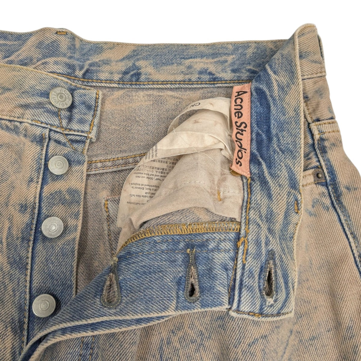 ACNE STUDIOS 1989 Loose Fit JeansデニムパンツBE00321 古着・中古-7枚目のアイテム画像