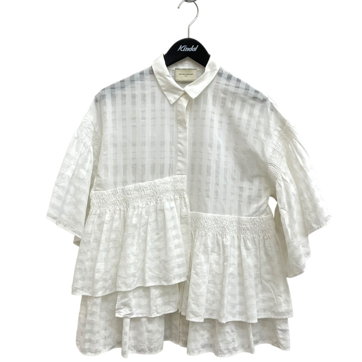 UNITED ARROWS 半袖ブラウス1516-162-1591 古着・中古-1枚目のアイテム画像