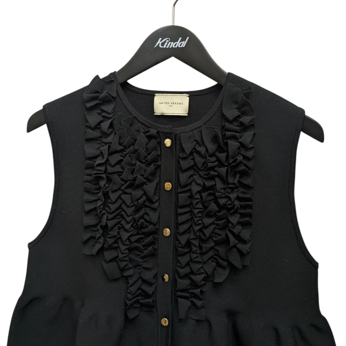 UNITED ARROWS(ユナイテッドアローズ) P ミニフリルニットベスト 1518