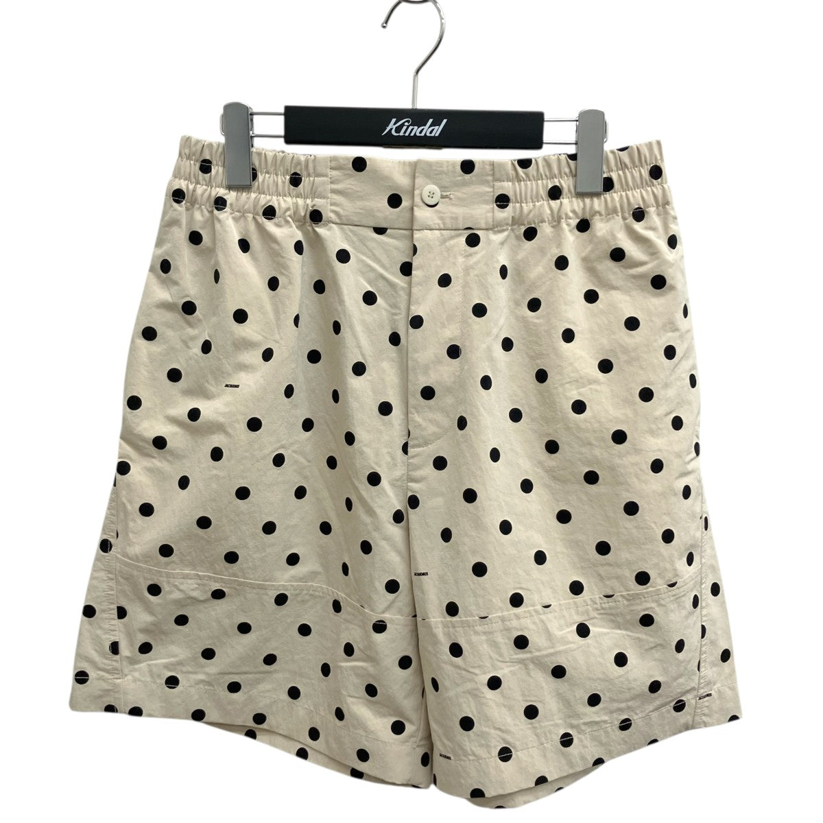 JACQUEMUS LE SHORT ALOE PRINT DOTS LOGOドット柄ショートパンツ25SPA138-1776-1IK 古着・中古-1枚目のアイテム画像