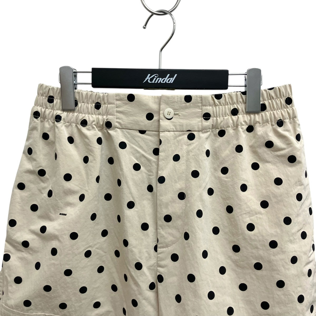 JACQUEMUS LE SHORT ALOE PRINT DOTS LOGOドット柄ショートパンツ25SPA138-1776-1IK 古着・中古-3枚目のアイテム画像