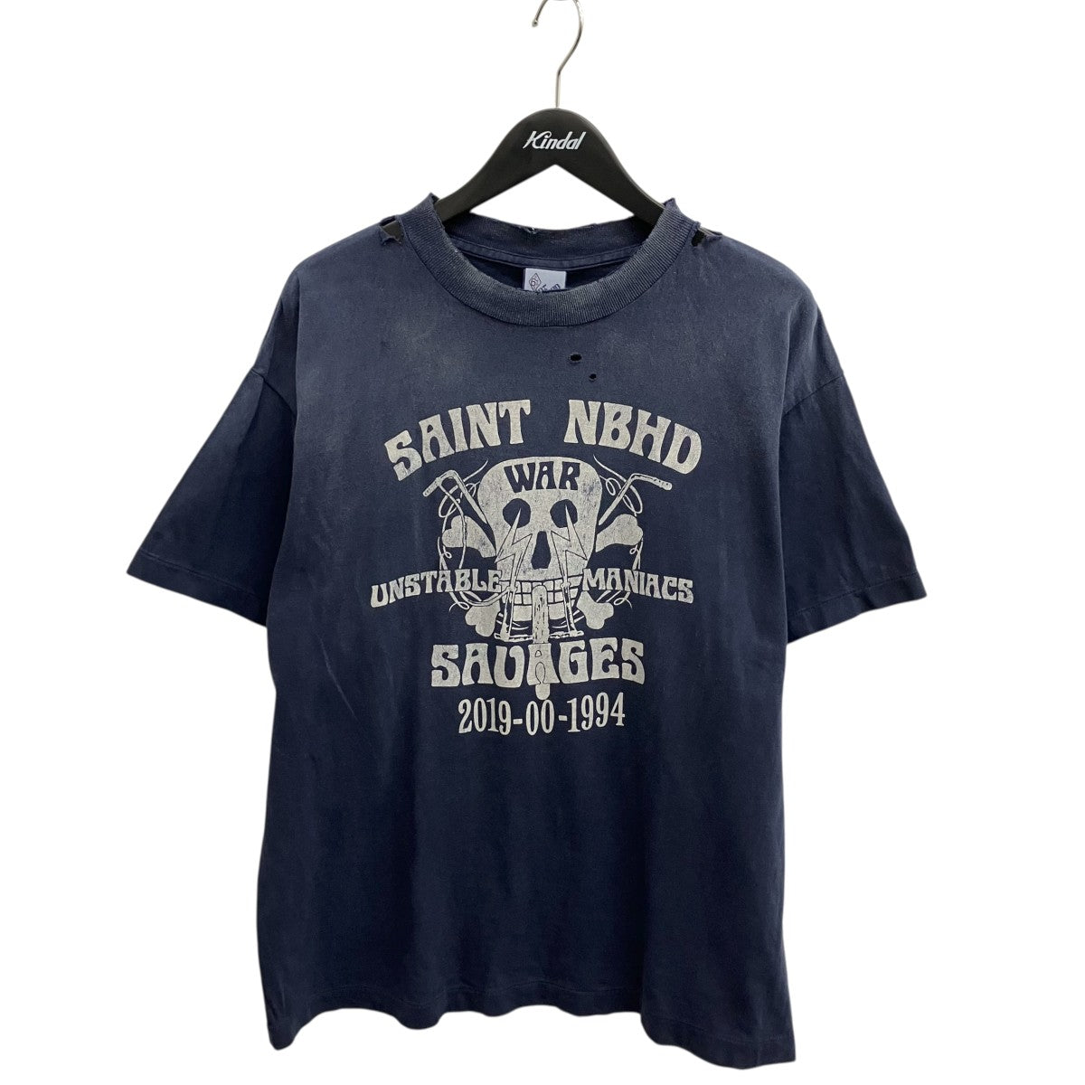 SAINT MICHAEL STHD ． SS TEE SAINT NBHD半袖TシャツSH-HR3-0000-C71 古着・中古-1枚目のアイテム画像