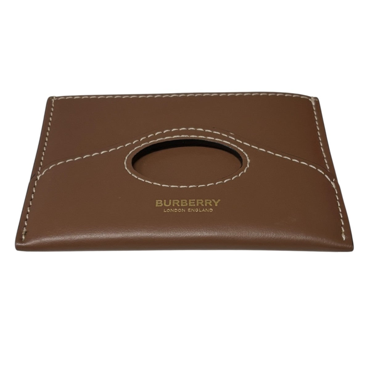 BURBERRY ブラウン　カードケース 新品】【アウトレット品】 BURBERRY バーバリー 名刺入れ カード