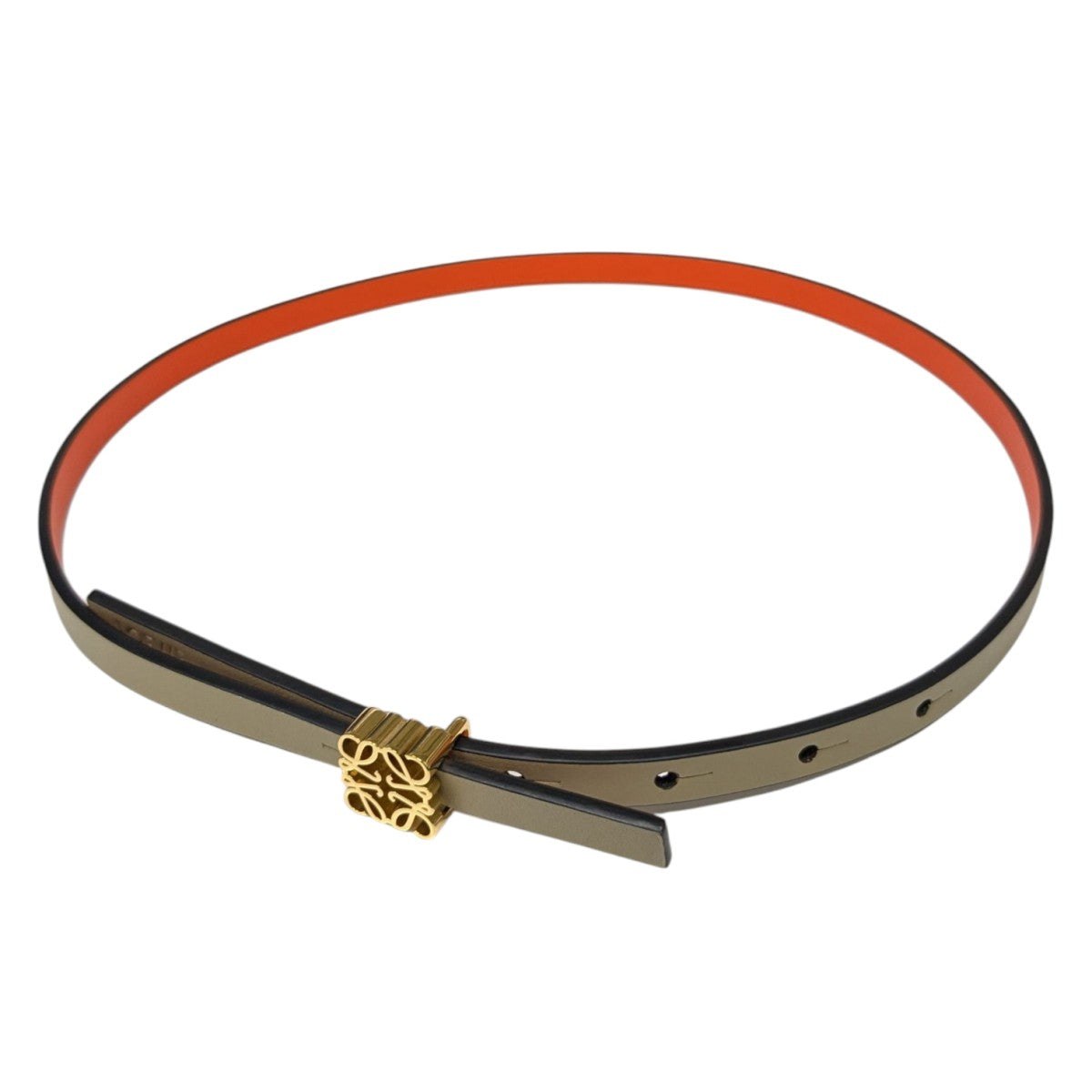 LOEWE(ロエベ) CURVED BUCKLE 3．5 CM BELTベルト132405 132405