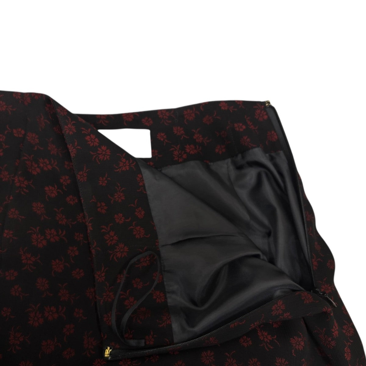 mame kurogouchi Cupro Triacetate Floral Jacquard SkirtスカートMM25FW-SK502 古着・中古-6枚目のアイテム画像