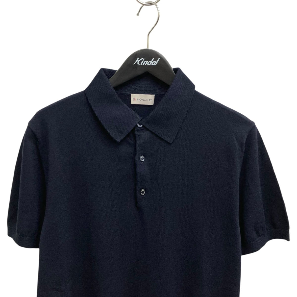 MONCLER 半袖ニットポロシャツF109P9A70000 古着・中古-3枚目のアイテム画像