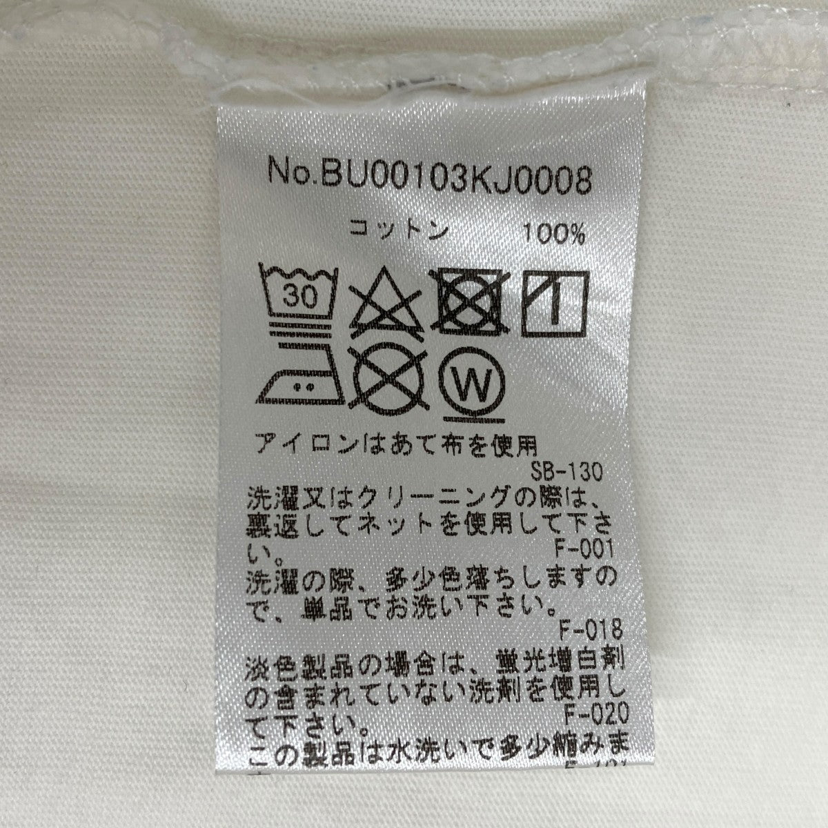 半袖TシャツBU00103KJ0008