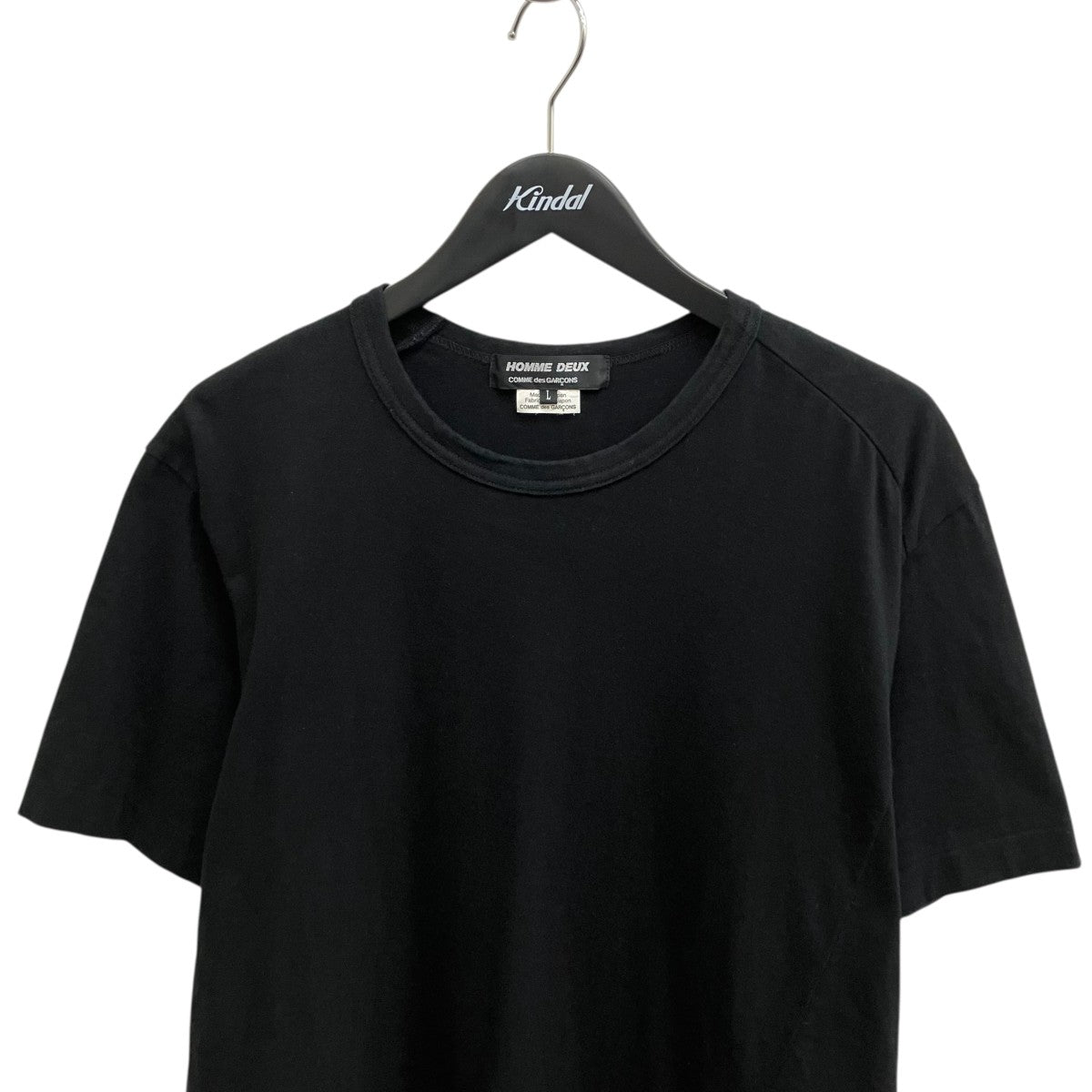COMME des GARCONS HOMME DEUX 25SS綿天竺 背ロゴプリント半袖TシャツDO-T007 古着・中古-3枚目のアイテム画像