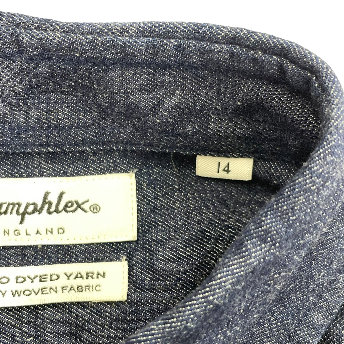 Gymphlex ダンガリーシャツGY-B0197 SDM 古着・中古-5枚目のアイテム画像