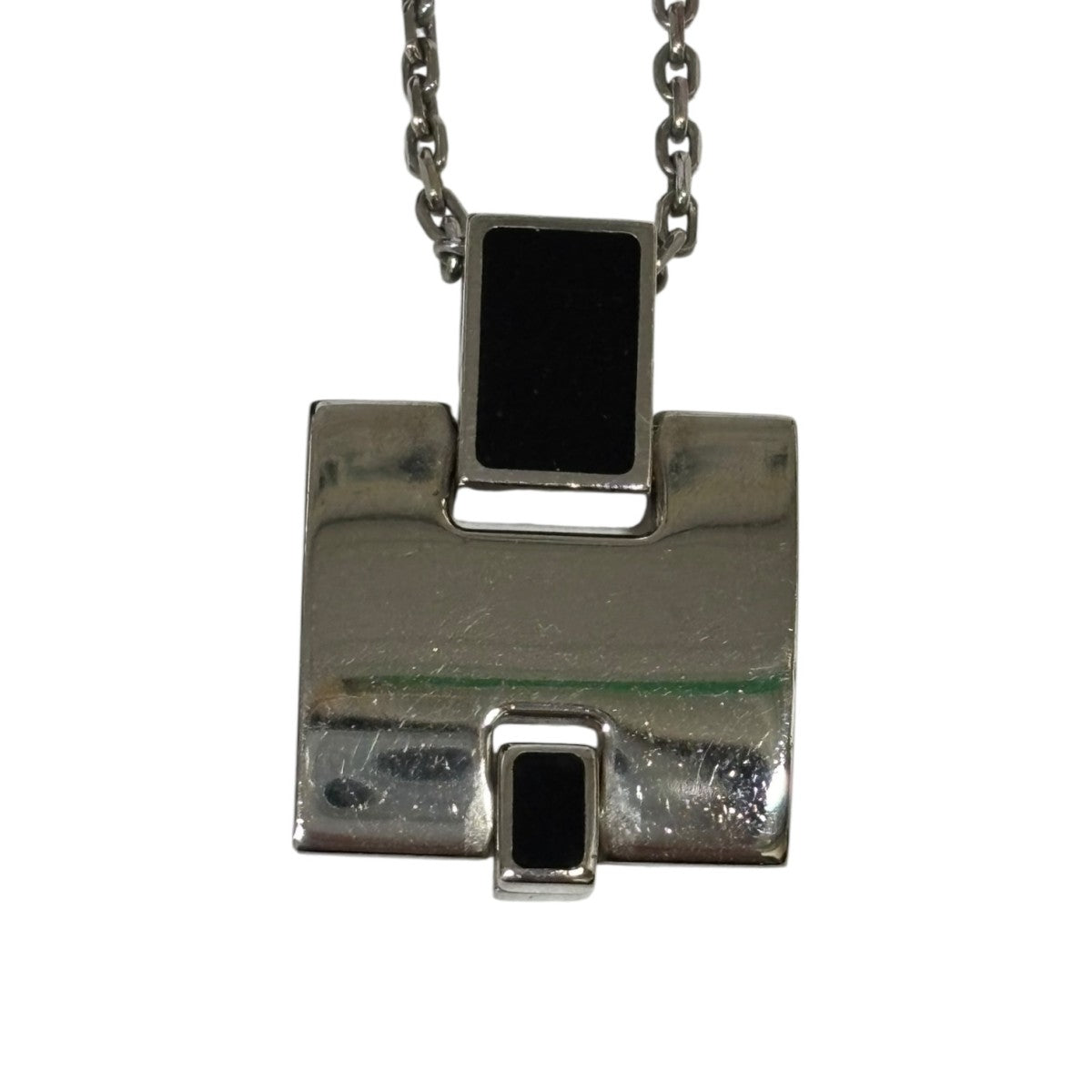 HERMES アイリーン ネックレス エルメス アイリーン ネックレス シルバー×ホワイト系 | 【オオクラヤ