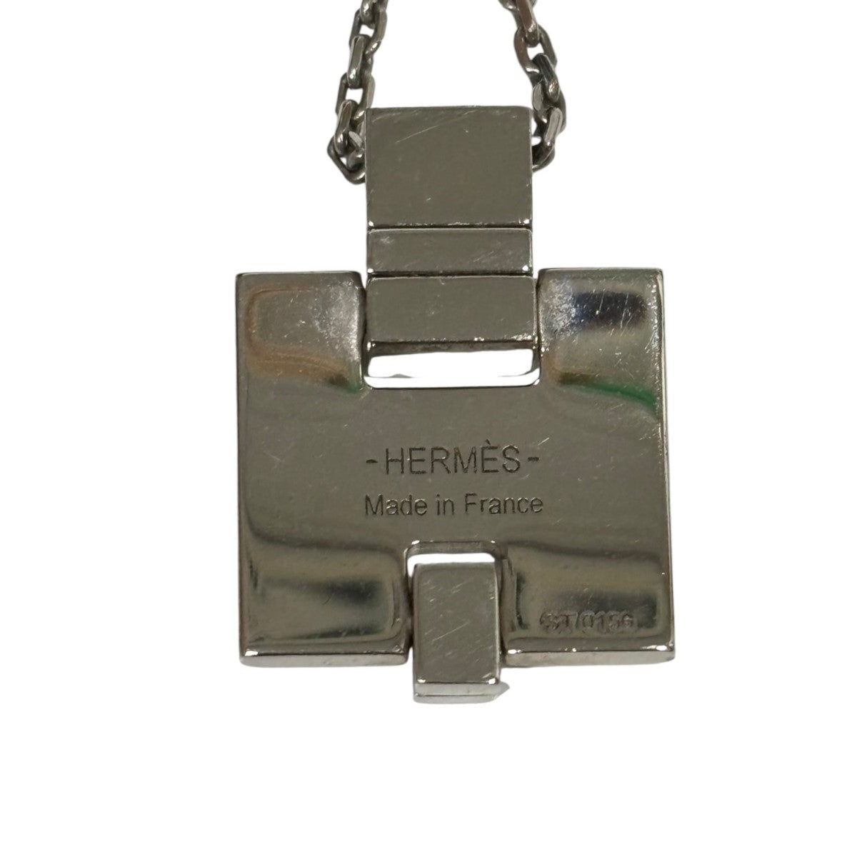 HERMES(エルメス) アイリーンネックレスST156 ST156 シルバー×ブラック