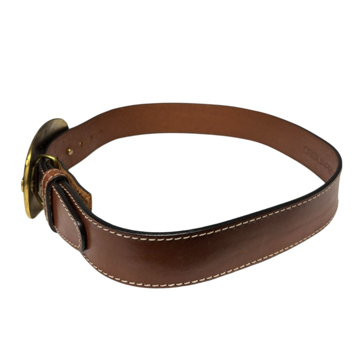 DSQUARED2(ディースクエアード) レザーベルト ブラウン サイズ M