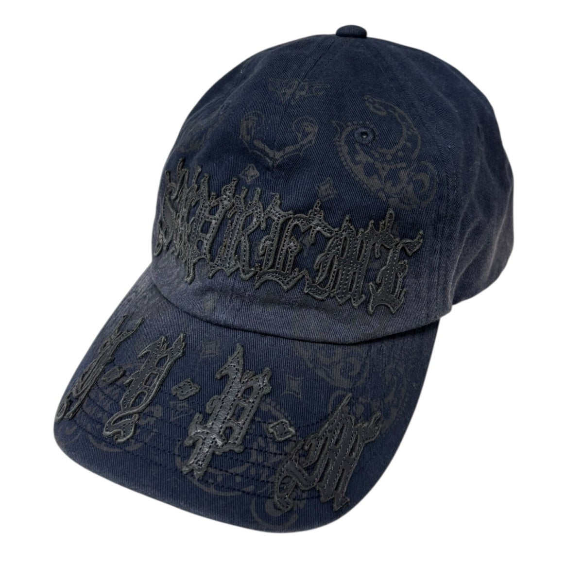 Supreme Supreme Leather Applique 6-Panelキャップ101837 101837