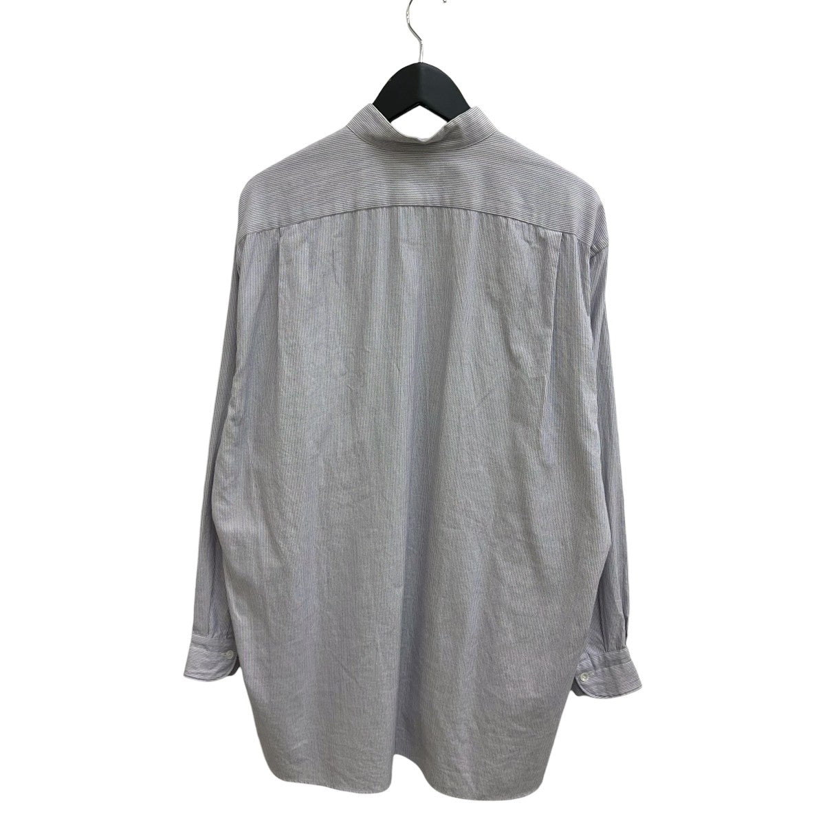 COMOLI(コモリ) CAストライプ プルオーバーシャツ長袖シャツY03-02013