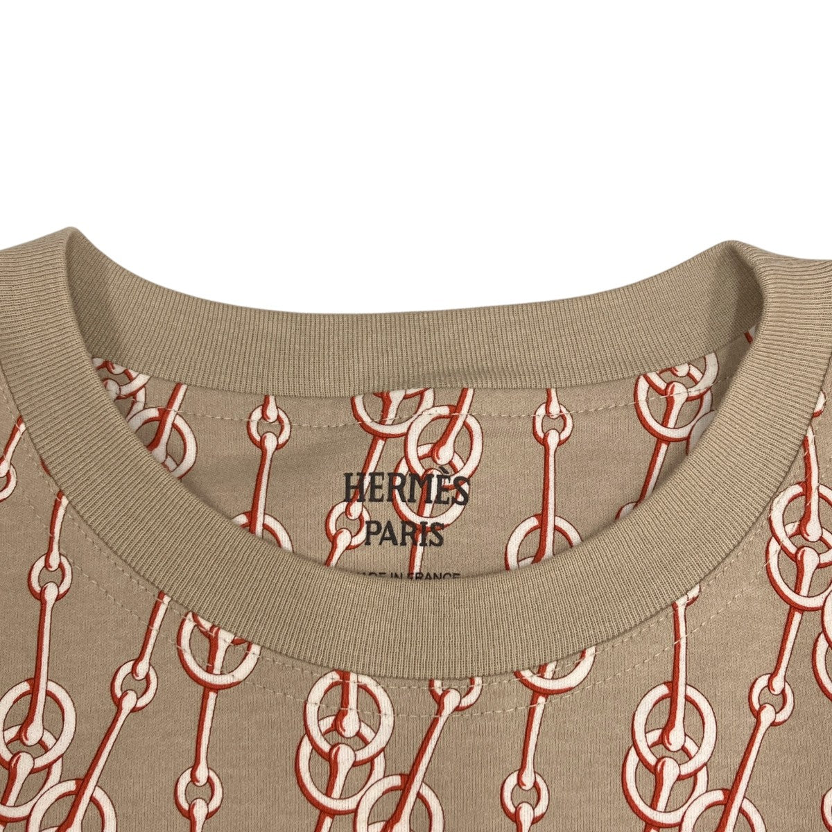 エルメス HERMES 2E4600DZ Tシャツ HERMES(エルメス) Tシャツ2E4600DG 2E4600DG ブラウン サイズ 34
