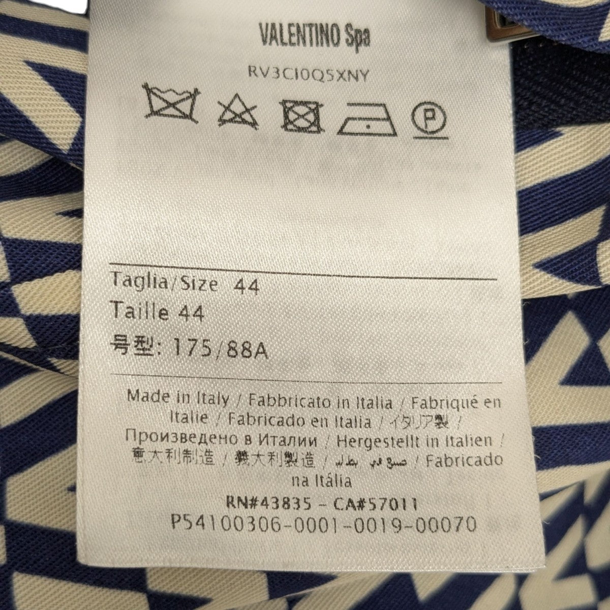 VALENTINO 19SSブルゾンRV3CI0Q5XNY 古着・中古-9枚目のアイテム画像