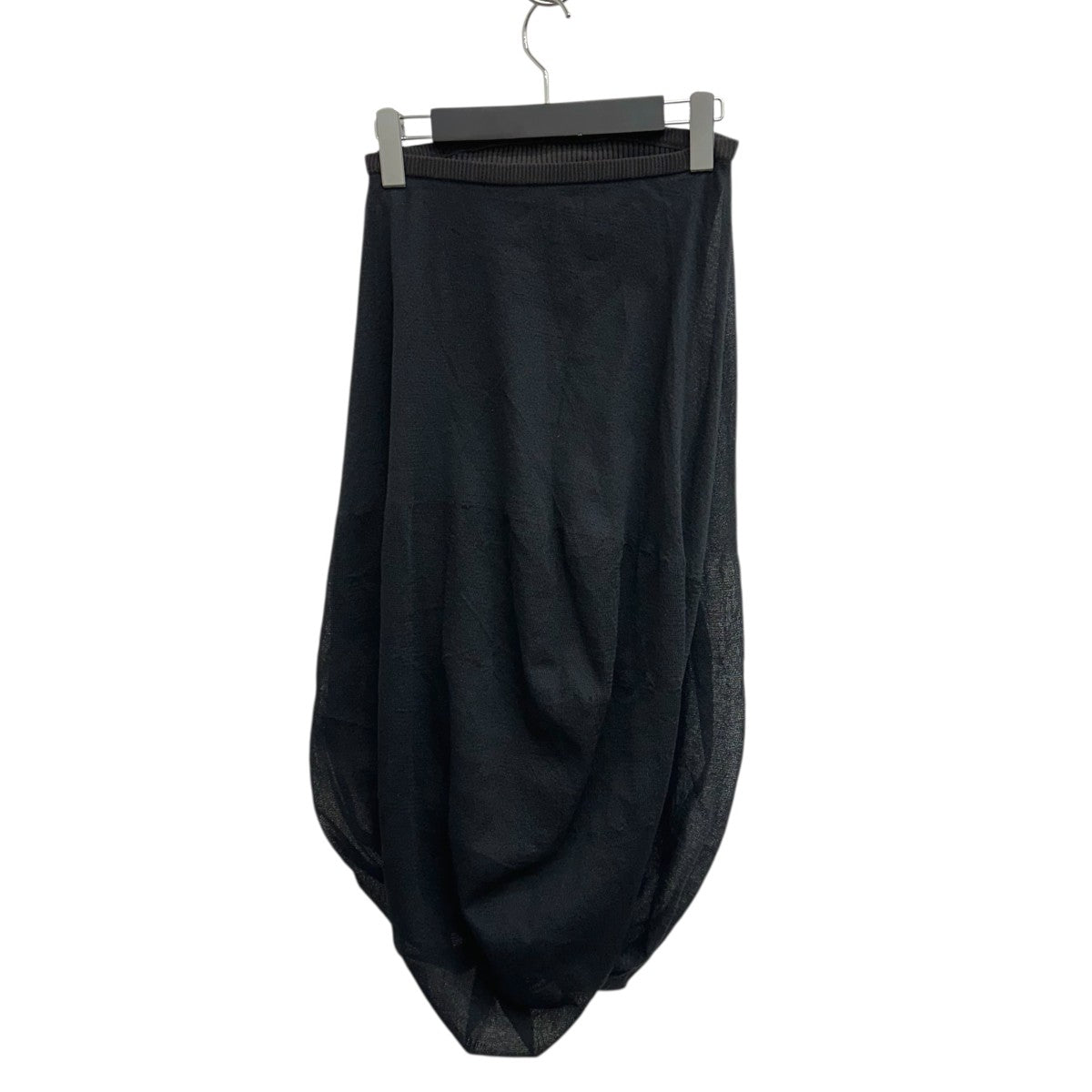 Sheer Draping Knitted SkirtニットスカートMM25SS-KN067