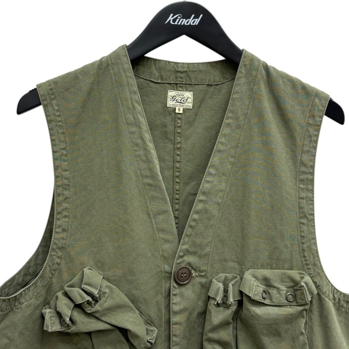 GOLD COTTON WEATHER CLOTH C-1 VESTベストGL15473 古着・中古-3枚目のアイテム画像