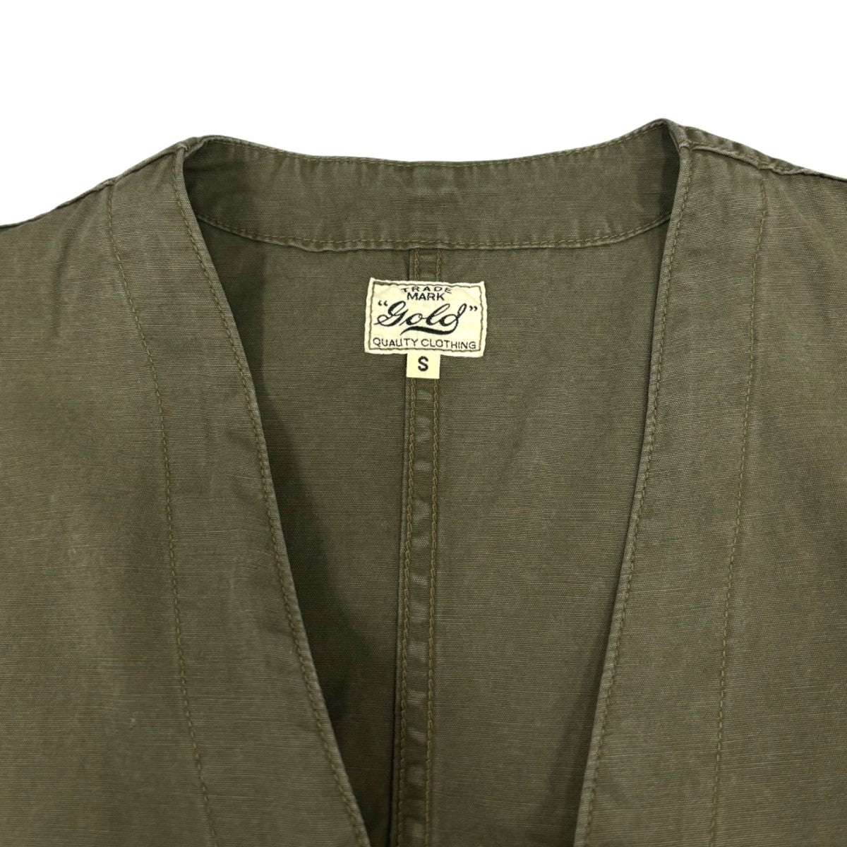 GOLD COTTON WEATHER CLOTH C-1 VESTベストGL15473 古着・中古-5枚目のアイテム画像