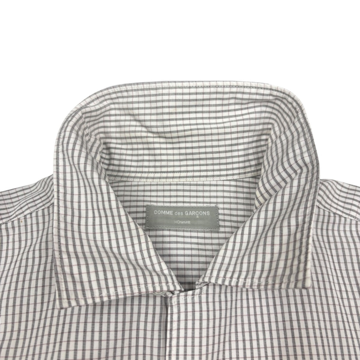 COMME des GARCONS HOMME(コムデギャルソンオム) チェック長袖シャツ