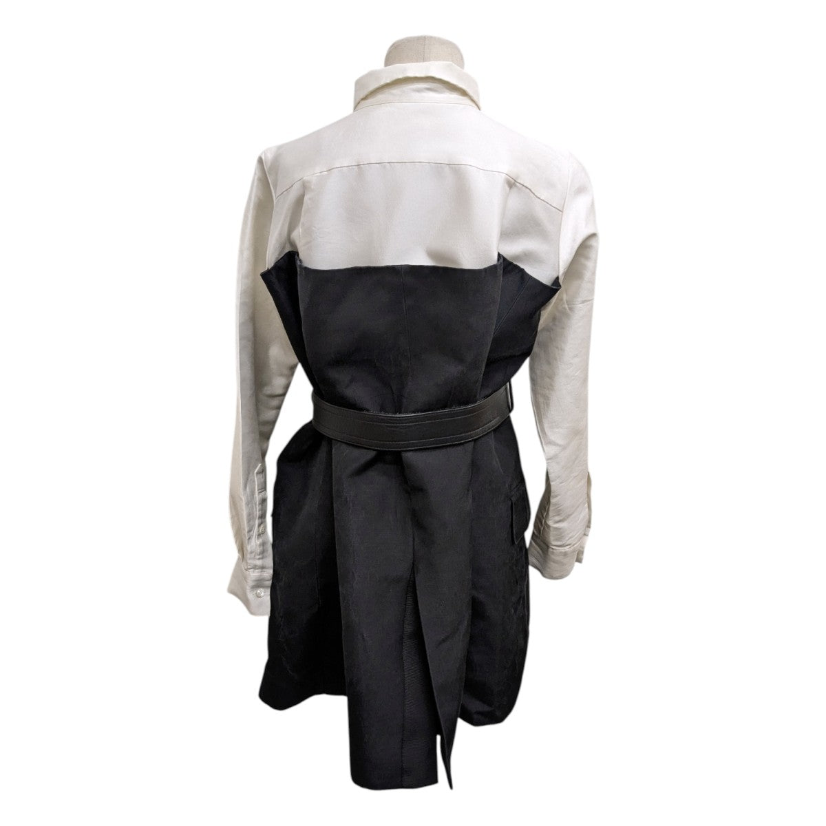 sacai 22AWジャケットドッキングブラウス長袖シャツ22-06309 古着・中古-2枚目のアイテム画像