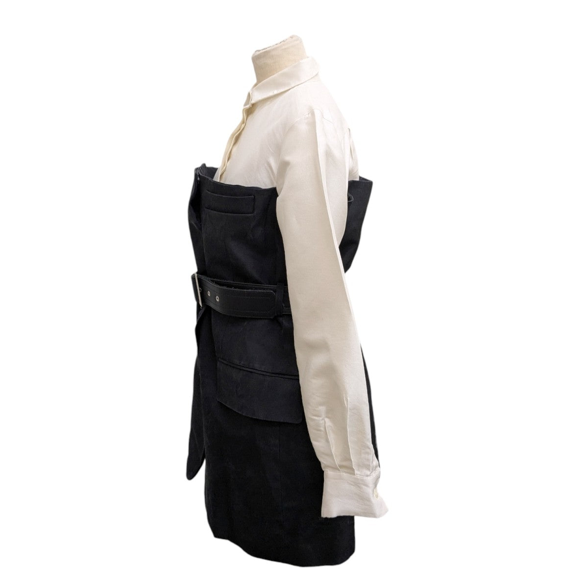sacai 22AWジャケットドッキングブラウス長袖シャツ22-06309 古着・中古-3枚目のアイテム画像
