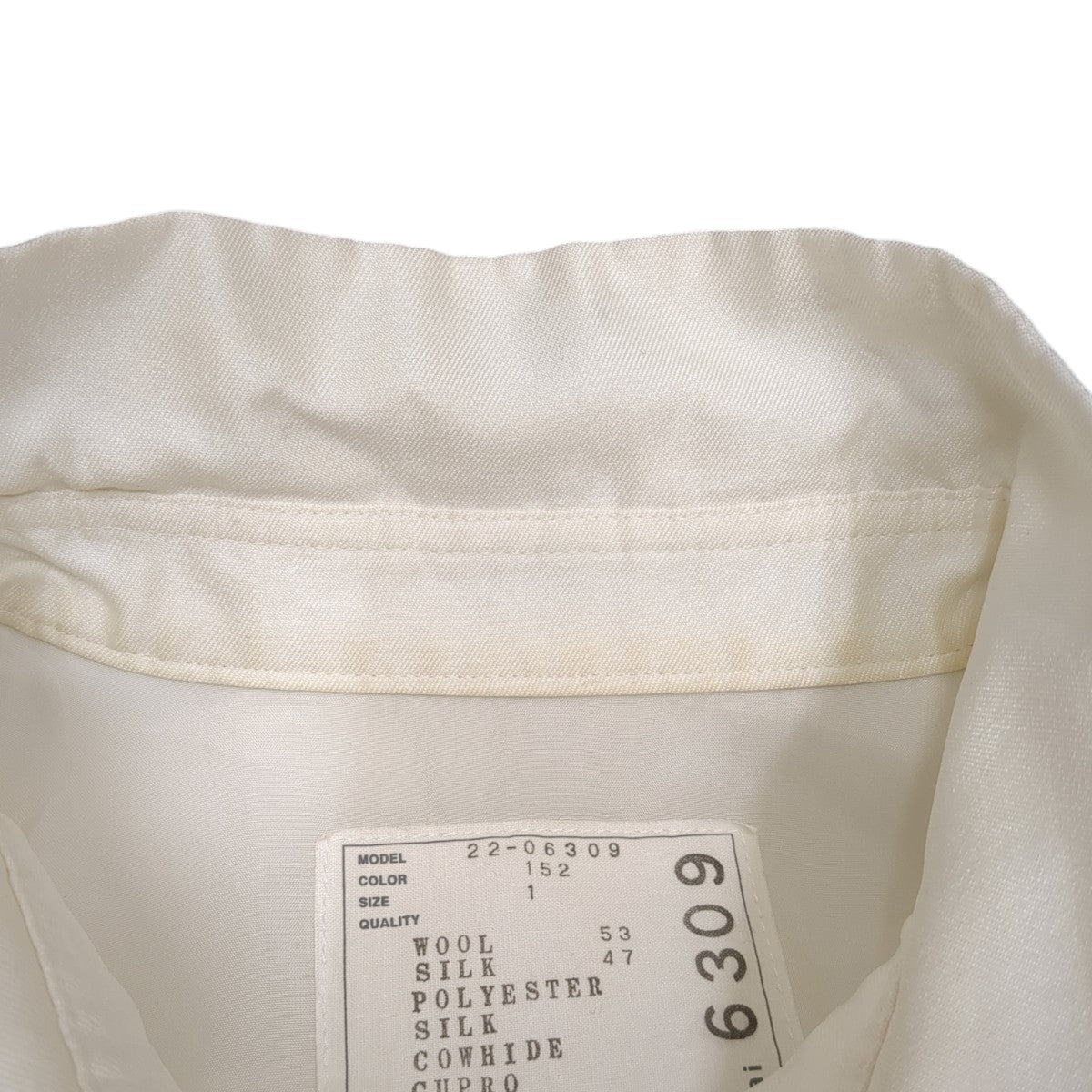 sacai 22AWジャケットドッキングブラウス長袖シャツ22-06309 古着・中古-8枚目のアイテム画像