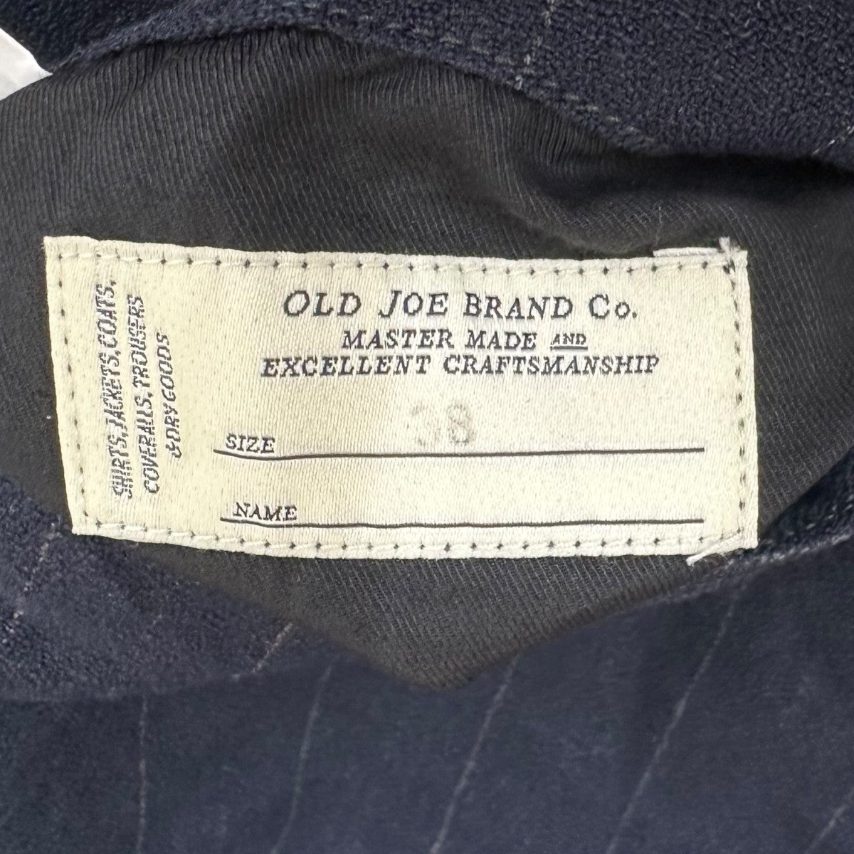 OLD JOE ＆ Co． 25SS GENTS ALLS ノクターンストライプオールインワン 251OJ-PT03 古着・中古-9枚目のアイテム画像