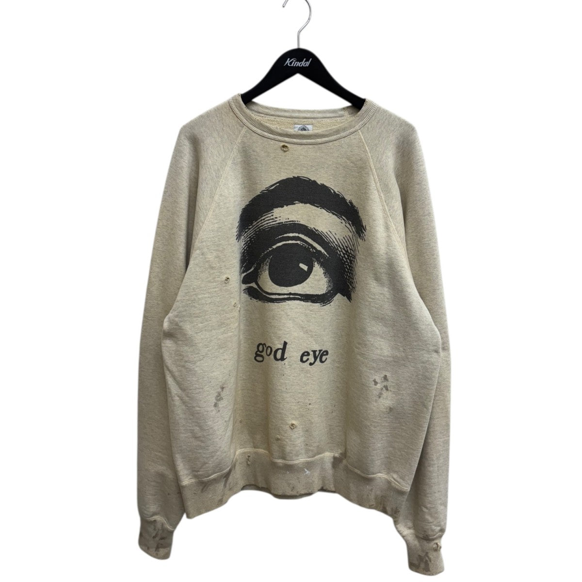 SAINT MICHAEL RAGLAN SWEAT SH eyeスウェットSM-S21-0000-021 古着・中古-1枚目のアイテム画像