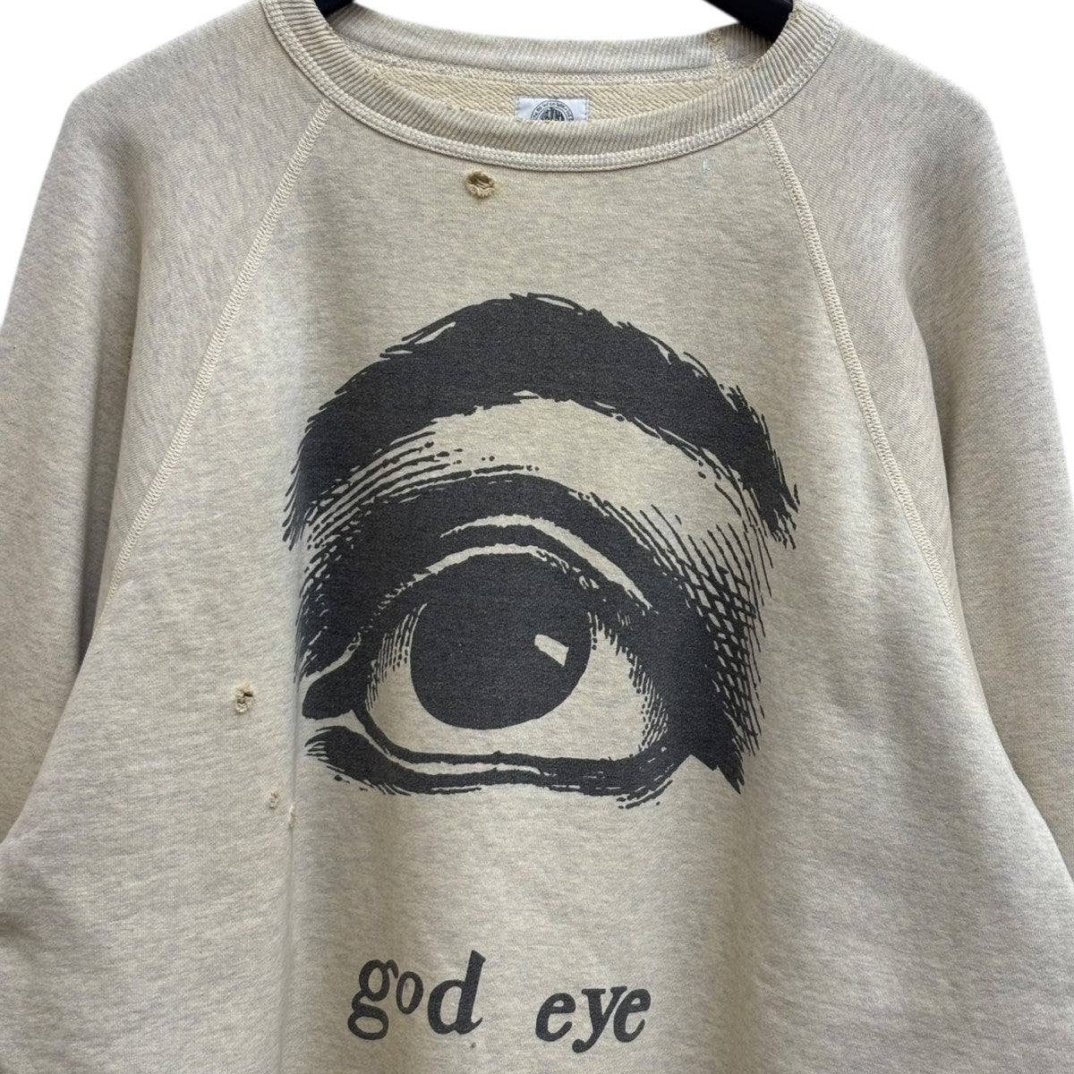 SAINT MICHAEL RAGLAN SWEAT SH eyeスウェットSM-S21-0000-021 古着・中古-3枚目のアイテム画像